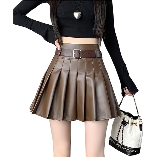 Amazon.co.jp: [YAZHUE] プリーツスカート レディース